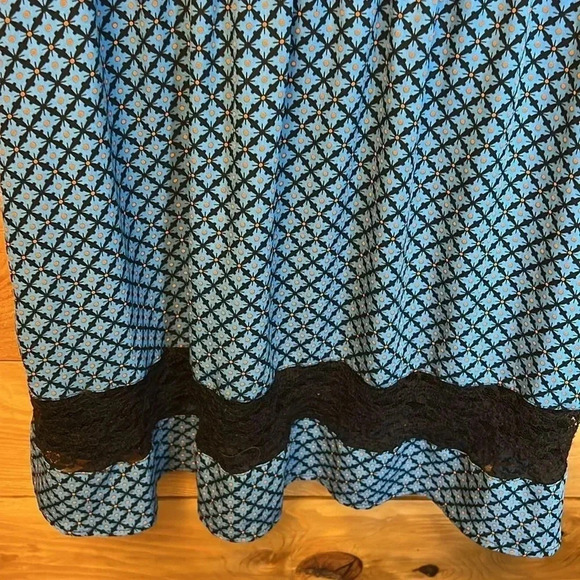 bar lll womens sheath dress‎ Md mini casual lace blue black geometric colorful - Picture 6 of 9